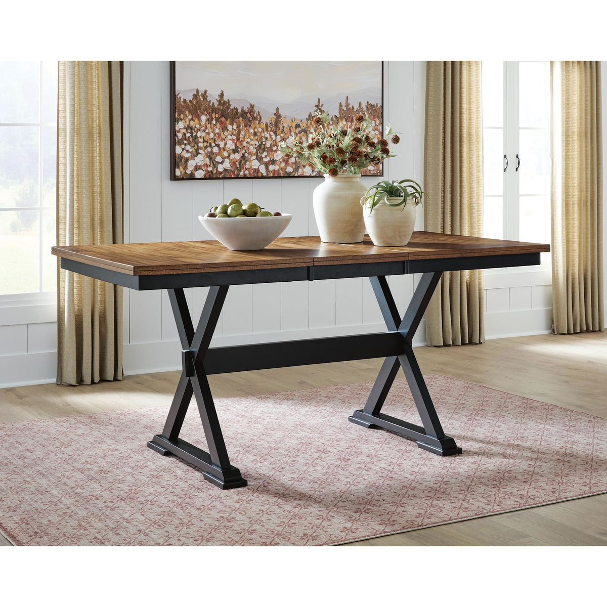 Wildenauer Counter Height Extension Table - Brown/Black - (D634-32 ...